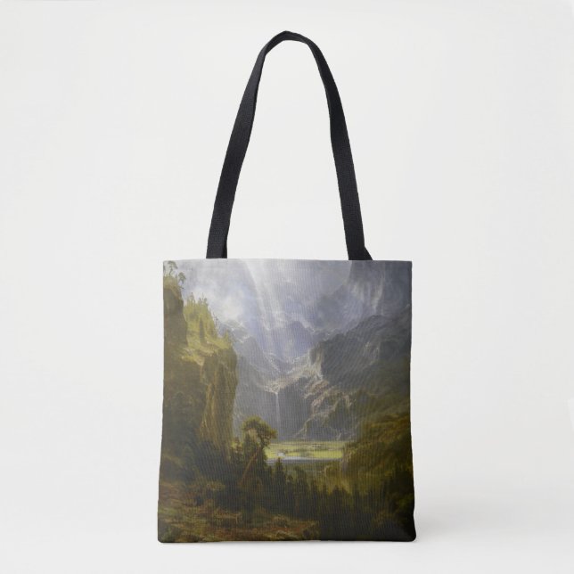 Die Rocky Mountains, Lander's Peak von Bierstadt (Vorderseite)