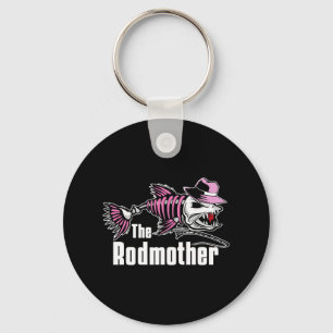 Die Rodmother Lustige Angelmutter Schlüsselanhänger