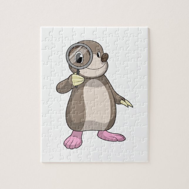 Die Rolle mit dem Zierglas Puzzle (Vertikal)