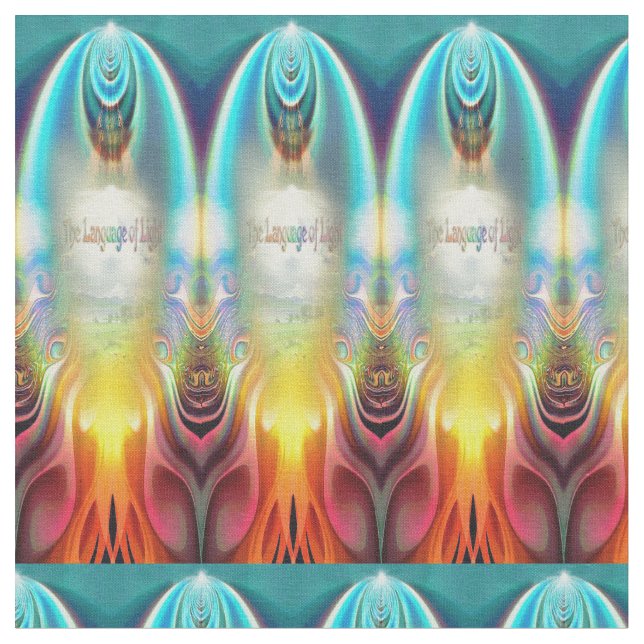 Die Rolle "Sprache der Vibrationen im Hintergrund" Stoff (Nahaufnahme)