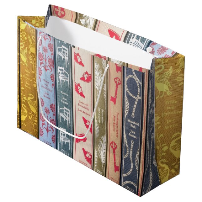Die Romane von Jane Austen Große Geschenktüte (Vorderseite Schrägansicht)