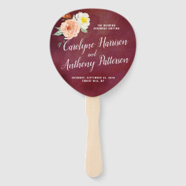 Die Romantik der blühenden Hochzeitskollektion Fächer