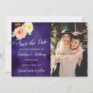 Die Romantik der blühenden Hochzeitskollektion Save The Date