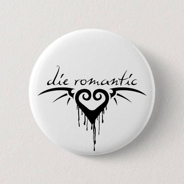 die romantisch button (Vorderseite)