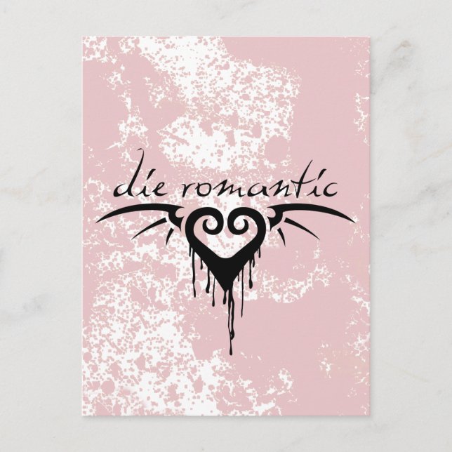 die romantisch postkarte (Vorderseite)