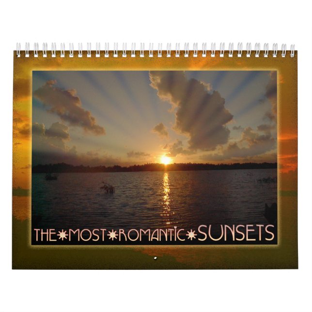 Die romantischsten Sonnenuntergänge Kalender (Titelbild)