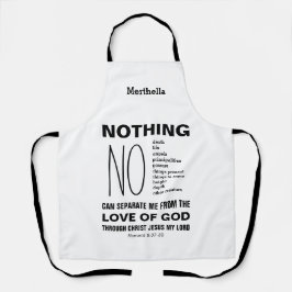 Die Römer 8:38-39 KÖNNEN NICHTS Christlich SEPARIE Schürze