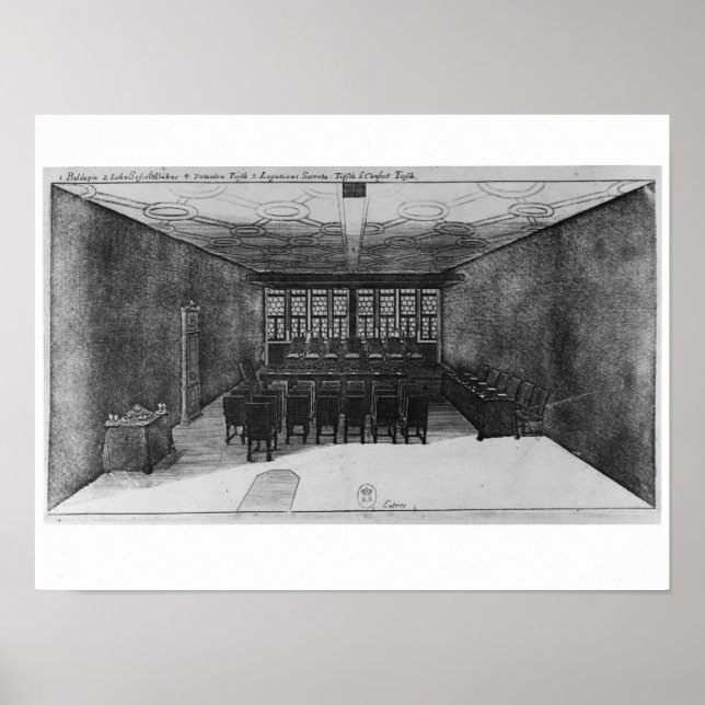 Die Romer-Halle in Frankfurt am Main Poster (Vorne)