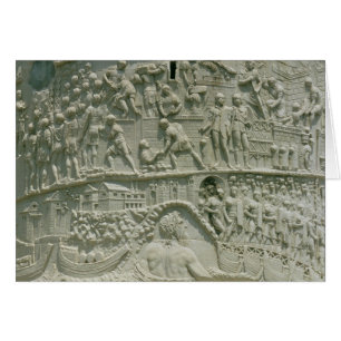 Die römische Armee, welche die Donau kreuzt