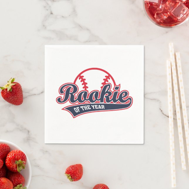 Die Rookie des Jahres Serviette (Beispiel)