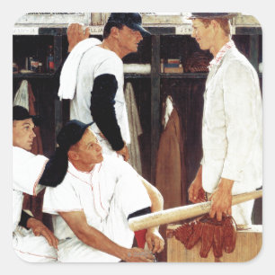 Die Rookie Quadratischer Aufkleber