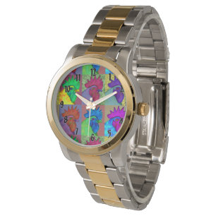 Die Rooster sind wild geworden! Armbanduhr