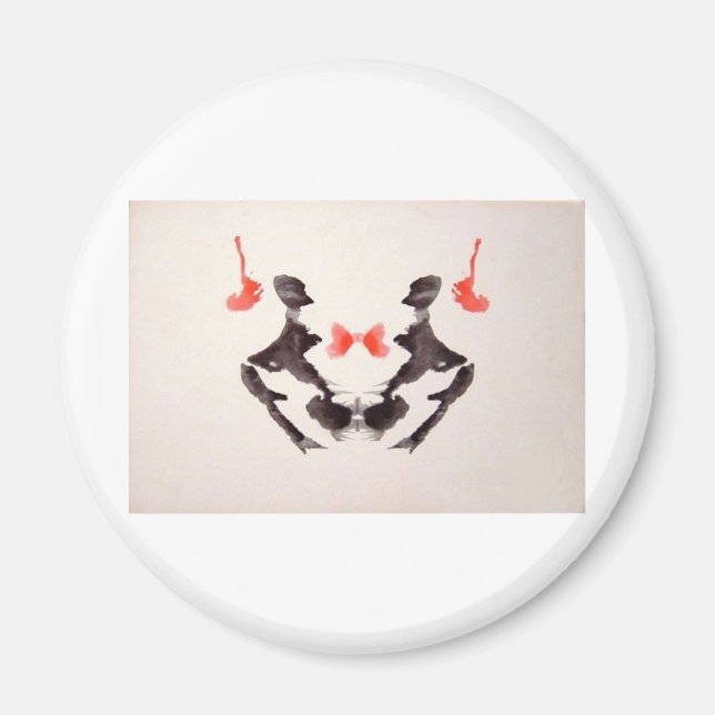 Die Rorschach-Prüffarbenblöcke Plate 3 Zwei Mensch Magnet (Vorne)