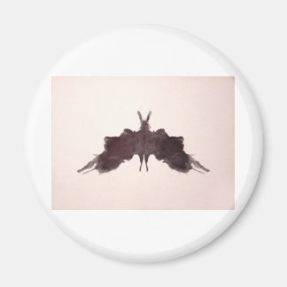 Die Rorschach-Prüffarbenplatte 5-Bat Moth Magnet