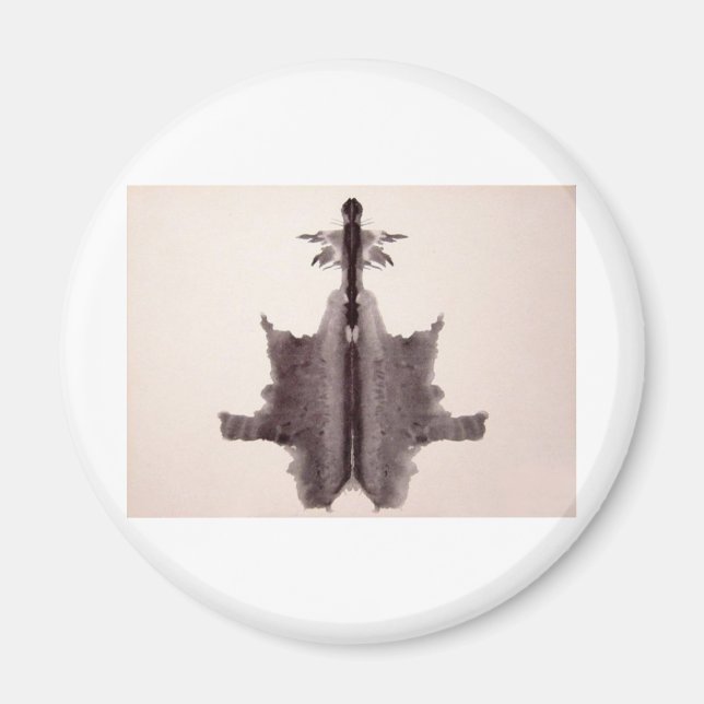 Die Rorschach-Prüffarbenplatte 6 verbirgt die Haut Magnet (Vorne)