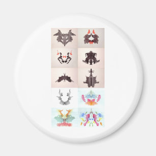 Die Rorschach-Prüftinte blockiert alle 10 Teller 1 Magnet