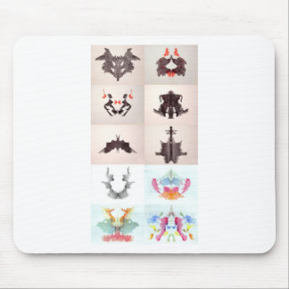 Die Rorschach Test-Tinte befleckt allen 10 Teller Mousepad