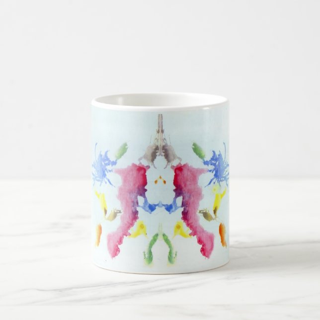 Die Rorschach Test-Tinte befleckt Krabben-Hummer Tasse (Mittel)