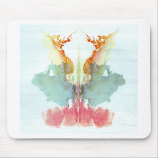 Die Rorschach Test-Tinte befleckt Menschen der Mousepad