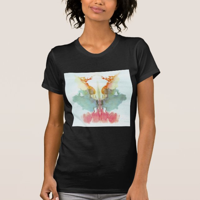 Die Rorschach Test-Tinte befleckt Menschen der T-Shirt (Vorderseite)