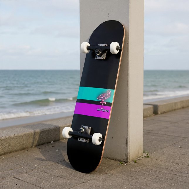 Die rosa Flamingo Skateboard (Von Creator hochgeladen)