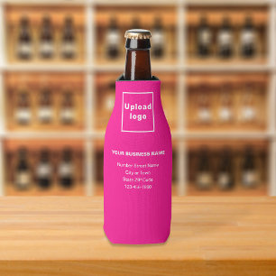 Die rosa Flasche mit der Handelsmarke Cooler Flaschenkühler