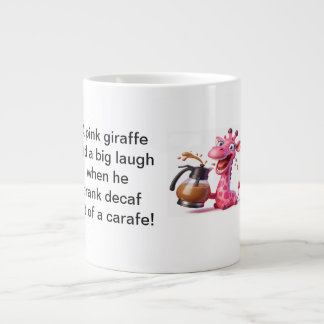 Die rosa Giraffe Jumbo-Tasse