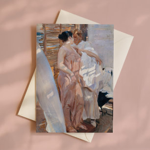 Die rosa Robe nach dem Tod   Joaquín Sorolla Karte
