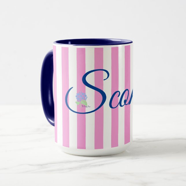 Die rosa Sconset-Tasse Tasse (Vorderseite Links)