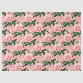 Die rosa und goldene Bienenreihe Design 16 Gewebep Seidenpapier