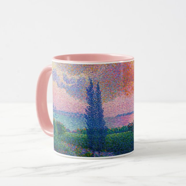 Die rosa Wolke, Gemälde von Henri-Edmond Cross Tasse (Vorderseite Links)