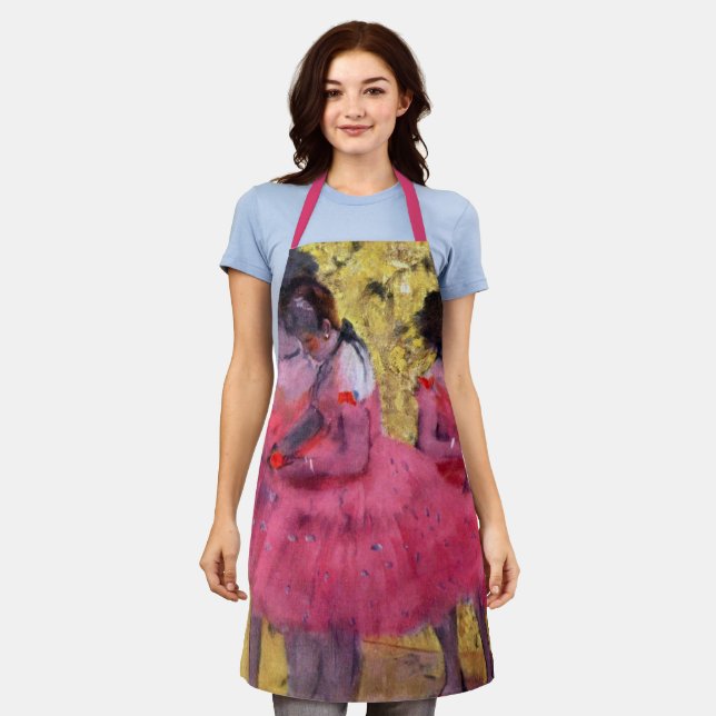 Die rosafarbenen Tänzer vor dem Ballett von Edgar  Schürze (Getragen)