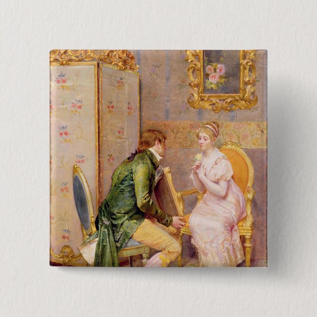 Die Rose Button (Vorderseite)