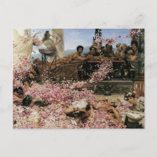 Die Rose Heliogabalus, 1888 Postkarte (Vorderseite)