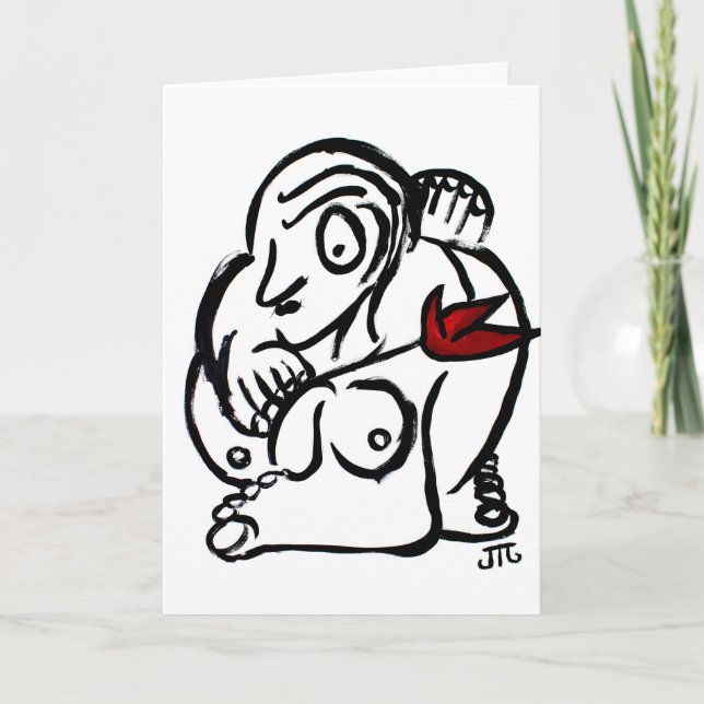 Die Rose Karte (Vorderseite)