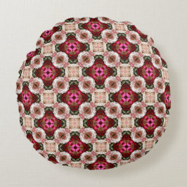 Die Rose Treasury Rundes Kissen
