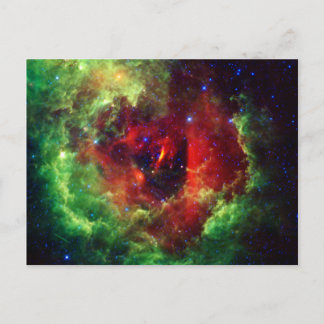 Die Rose Unicorns Rosette Nebel Postkarte