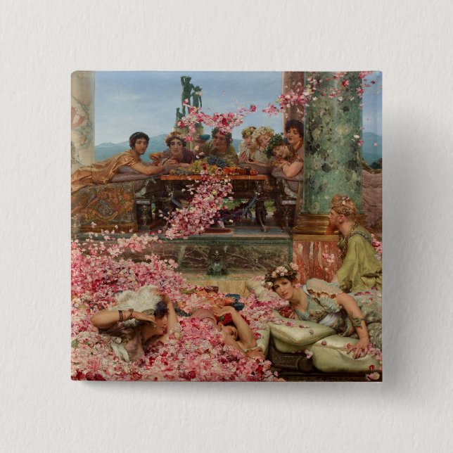 Die Rose von Heliogabalus (antiker römischer Luxus Button (Vorderseite)