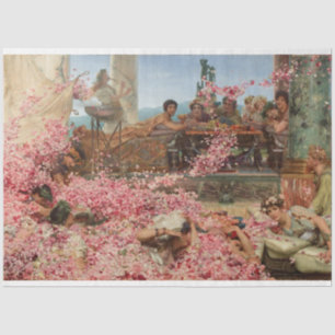 Die Rose von Heliogabalus (antiker römischer Luxus Seidenpapier