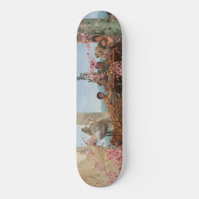 Die Rose von Heliogabalus (antiker römischer Luxus Skateboard (Vorderseite)
