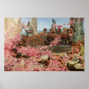 Die Rose von Heliogabalus Sir Lawrence Alma-Tadema Poster