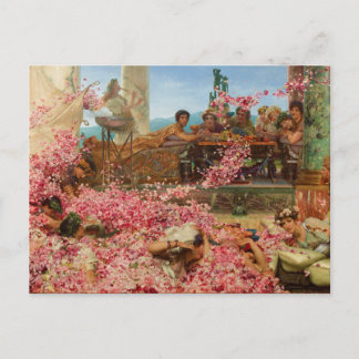 Die Rose von Heliogabalus von Lawrence Alma-Tadema Postkarte
