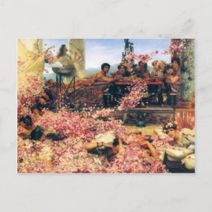 Die Rose von Heliogabalus von Lawrence Alma-Tadema Postkarte