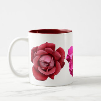 Die Rosen-Tasse Zweifarbige Tasse