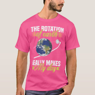 Die Rotation der Astronomie der Erdgalaxie T-Shirt