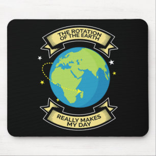 Die Rotation der Erde macht mein naturwissenschaft Mousepad