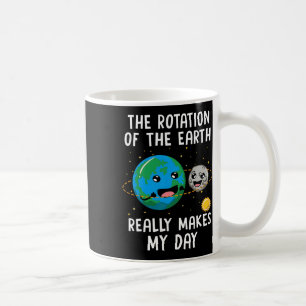 Die Rotation der Erde macht meinen Tag zu einer lu Kaffeetasse