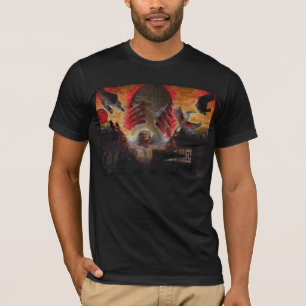 Die Rote Ballon Surreal Jesus Mixed Media Art T-Shirt
