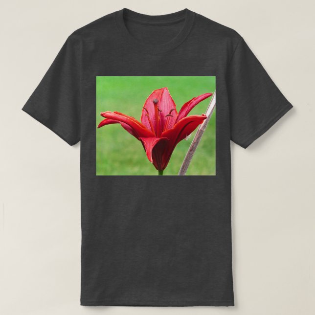 Die rote Blume T-Shirt (Design vorne)