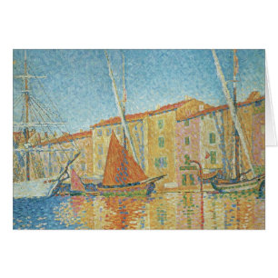 Die rote Boje von Paul Signac, Vintage-Pointillism